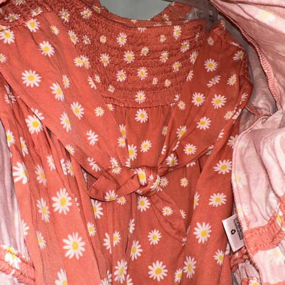NEW girls Wonder Nation 2 piece Set (14-16) plus burnt Orange w/flowers boho - Picture 6 of 9